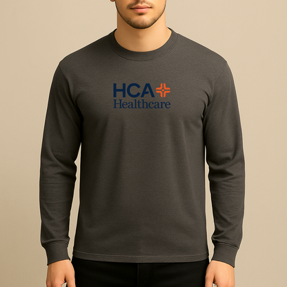 Men's HCA Healthcare Logo Long Sleeve T-Shirt