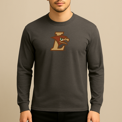 Men's Lehigh Mountain Hawks Logo Long Sleeve T-Shirt