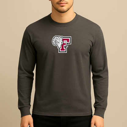 Men's Fordham Rams Logo Long Sleeve T-Shirt