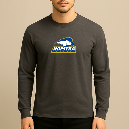 Men's Hofstra Pride Logo Long Sleeve T-Shirt
