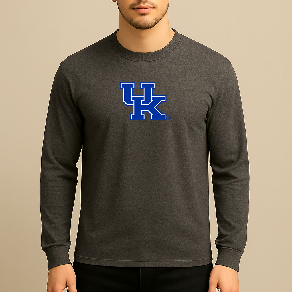Men's Kentucky Wildcats Logo Long Sleeve T-Shirt