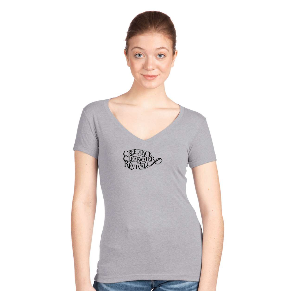 Women's Creedence Clearwater Revival Next Level V-Neck T-Shirt