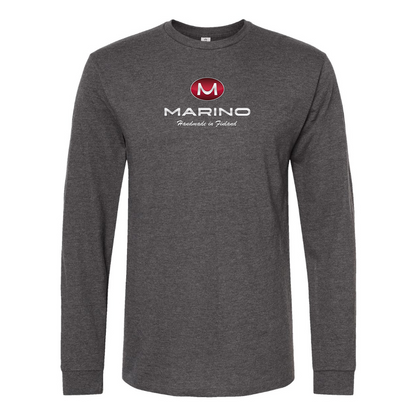 Men's Marino Finland Logo Cotton Long Sleeve T-Shirt