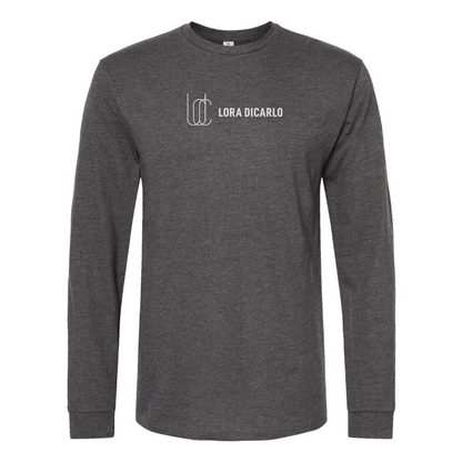 Men's Lora Dicarlo  Logo Cotton Long Sleeve T-Shirt