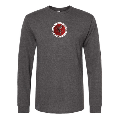 Men's Corre La Licorne Logo Cotton Long Sleeve T-Shirt