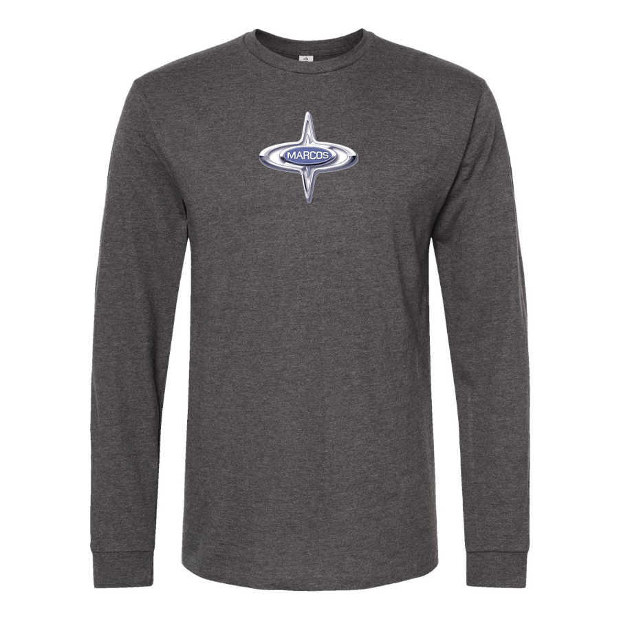 Men's Marcos Logo Cotton Long Sleeve T-Shirt