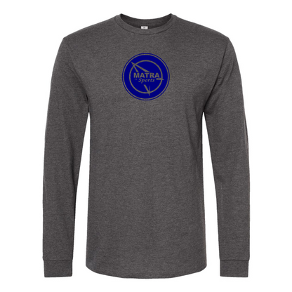 Men's Matra Sports Logo Cotton Long Sleeve T-Shirt