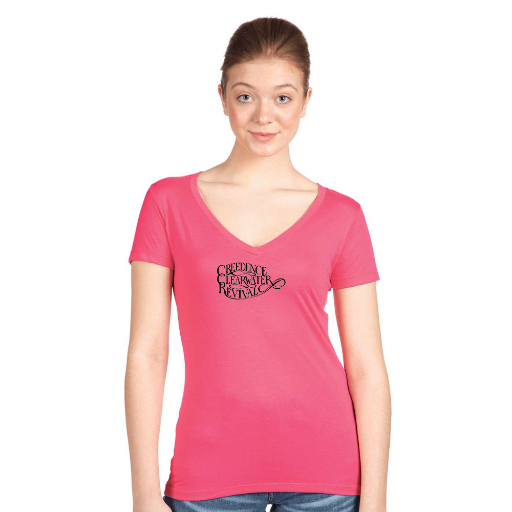 Women's Creedence Clearwater Revival Next Level V-Neck T-Shirt