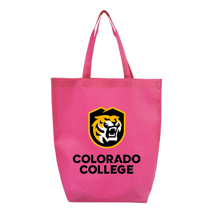 Colorado College Tigers Q-Tees Non-Woven Gusset Bottom Tote