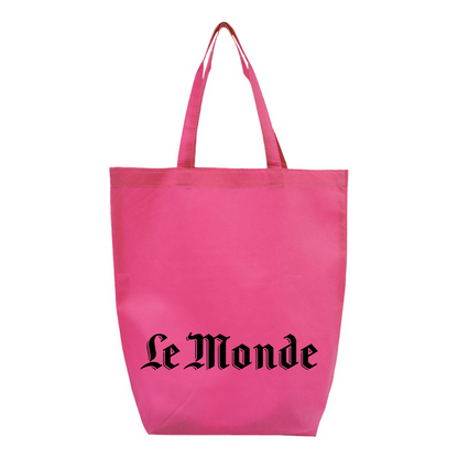 Le Monde Q-Tees Non-Woven Gusset Bottom Tote