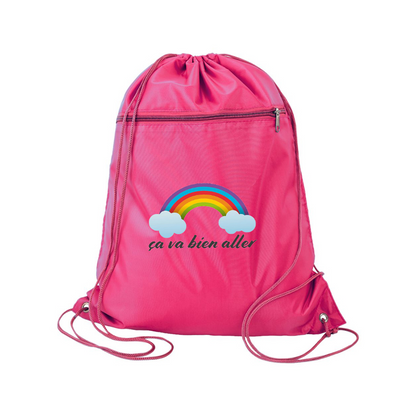 Ça va bien aller Q-Tees - Polyester Cinchpack