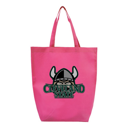 Cleveland State Vikings    Q-Tees Non-Woven Gusset Bottom Tote
