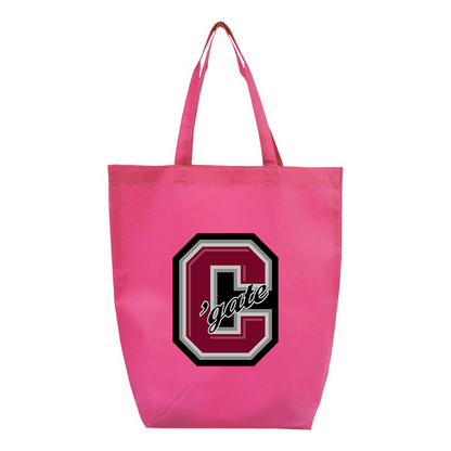 Colgate Raiders  Q-Tees Non-Woven Gusset Bottom Tote