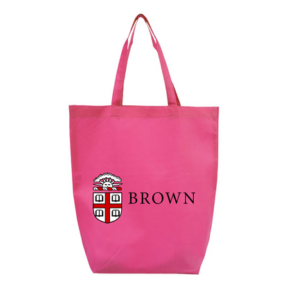 Brown University Q-Tees Non-Woven Gusset Bottom Tote