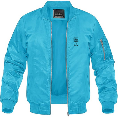 Men's Avril Lavigne Logo Lightweight Bomber Jacket Windbreaker Softshell Varsity Jacket Coat
