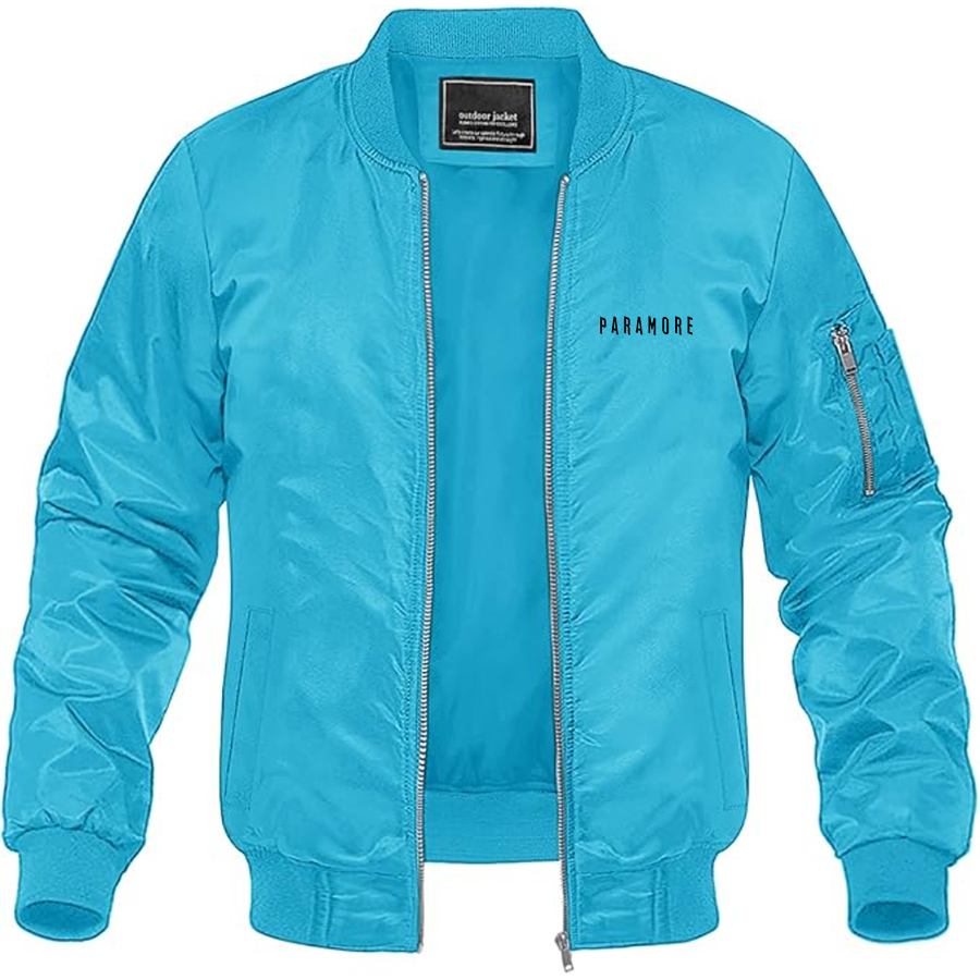 Men's Paramore Lightweight Bomber Jacket Windbreaker Softshell Varsity Jacket Coat