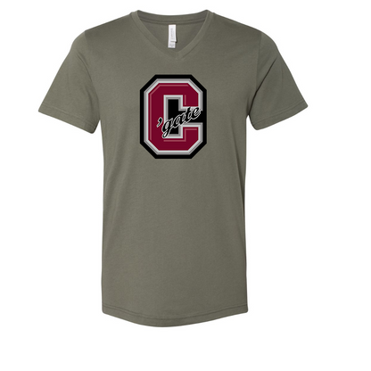 Colgate Raiders BELLA  CANVAS - Jersey V-Neck T-Shirt