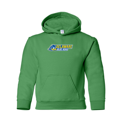 Youth  Delaware Blue Hens Gildan Heavy Blend  Hooded Sweatshirt