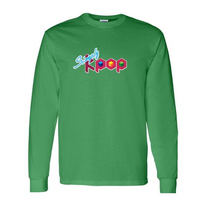 Men's  Simply Kpop  Gildan Heavy Cotton Long Sleeve T-Shirt