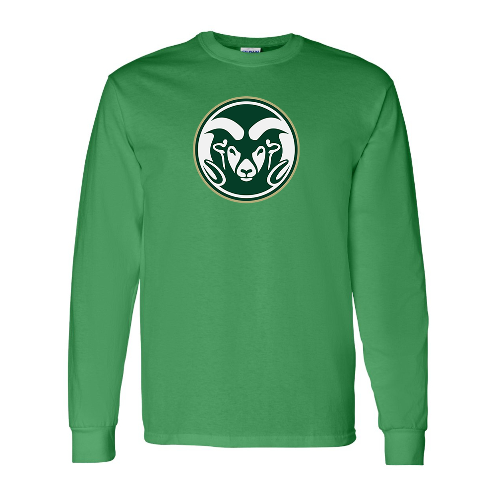 Men's  Colorado State Rams Gildan Heavy Cotton Long Sleeve T-Shirt