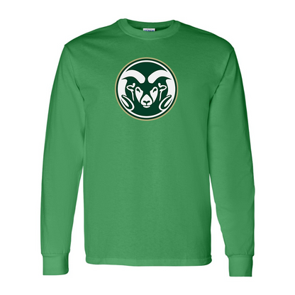 Men's  Colorado State Rams Gildan Heavy Cotton Long Sleeve T-Shirt