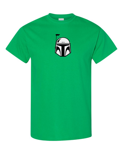 Men's Star Wars Boba Fett Helmet Gildan Heavy Cotton T-Shirt
