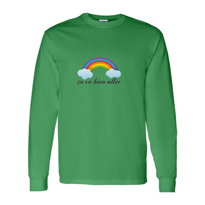 Men's Ça va bien aller Gildan Heavy Cotton Long Sleeve T-Shirt