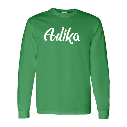 Men's Adika  Gildan Heavy Cotton Long Sleeve T-Shirt