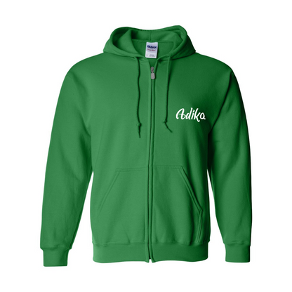 Men's  Adika  Gildan  Heavy Blend Full Zip Hooded Sweatshirt