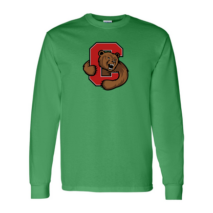 Men's Cornell Big Red Gildan Heavy Cotton Long Sleeve T-Shirt