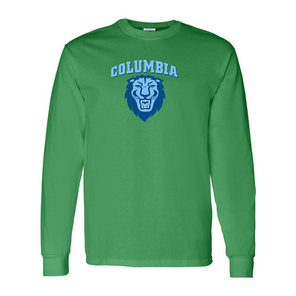 Men's Columbia Lions Gildan Heavy Cotton Long Sleeve T-Shirt