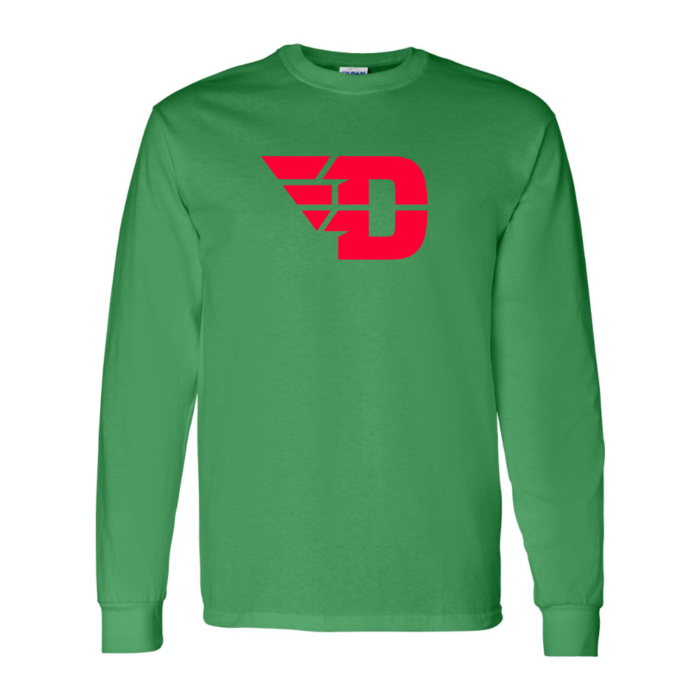 Men's Dayton Flyers Gildan Heavy Cotton Long Sleeve T-Shirt