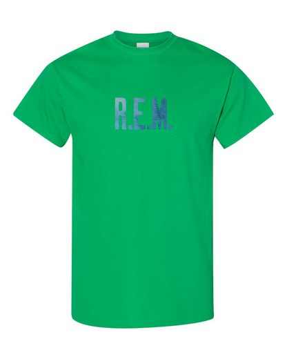Men's R.E.M. Blue Gildan Heavy Cotton T-Shirt