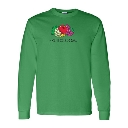 Men's Fruit Of the Loom Gildan Heavy Cotton Long Sleeve T-Shirt