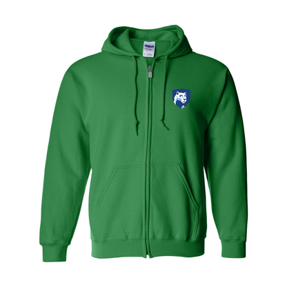 Men's Penn State Symbol Gildan  Heavy Blend Full Zip Hooded Sweatshirt
