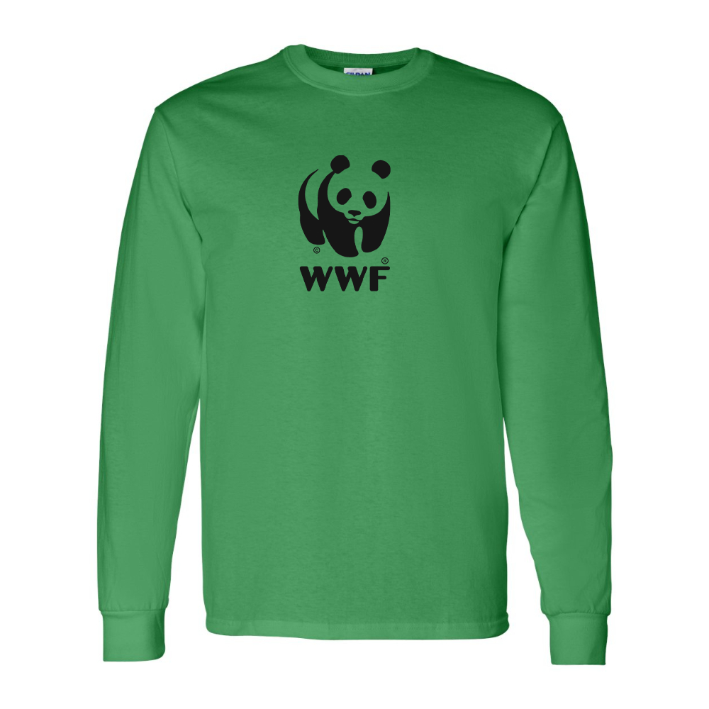 Men's  WWF  Gildan Heavy Cotton Long Sleeve T-Shirt