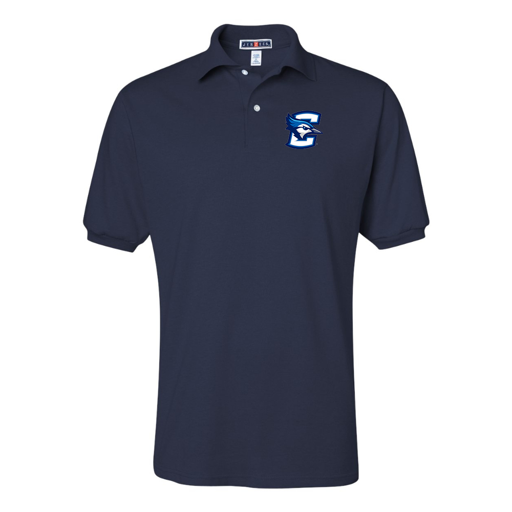 Men's Creighton Bluejays JERZEES  SpotShield polo