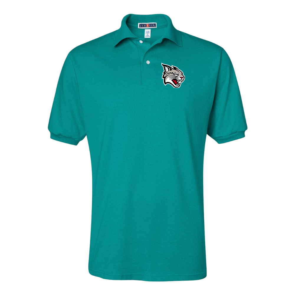 Men's Davidson Wildcats JERZEES  SpotShield polo