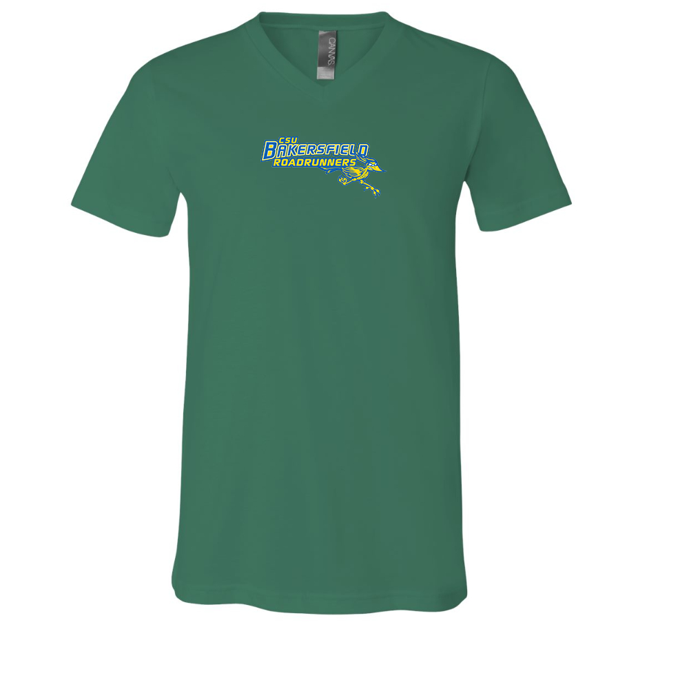 CSU-Bakersfield Roadrunners BELLA  CANVAS - Jersey V-Neck T-Shirt