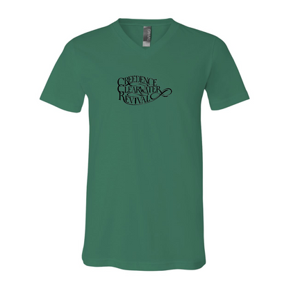 Creedence Clearwater Revival BELLA  CANVAS - Jersey V-Neck T-Shirt