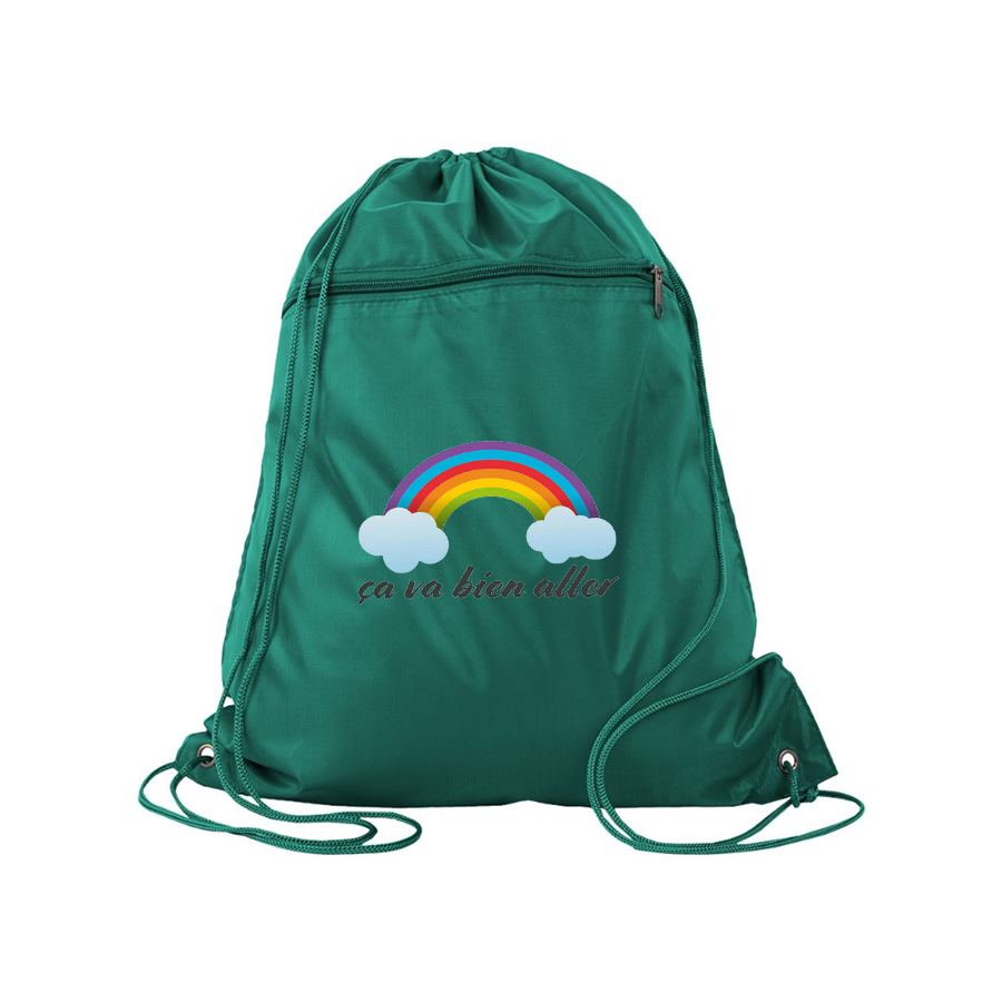 Ça va bien aller Q-Tees - Polyester Cinchpack