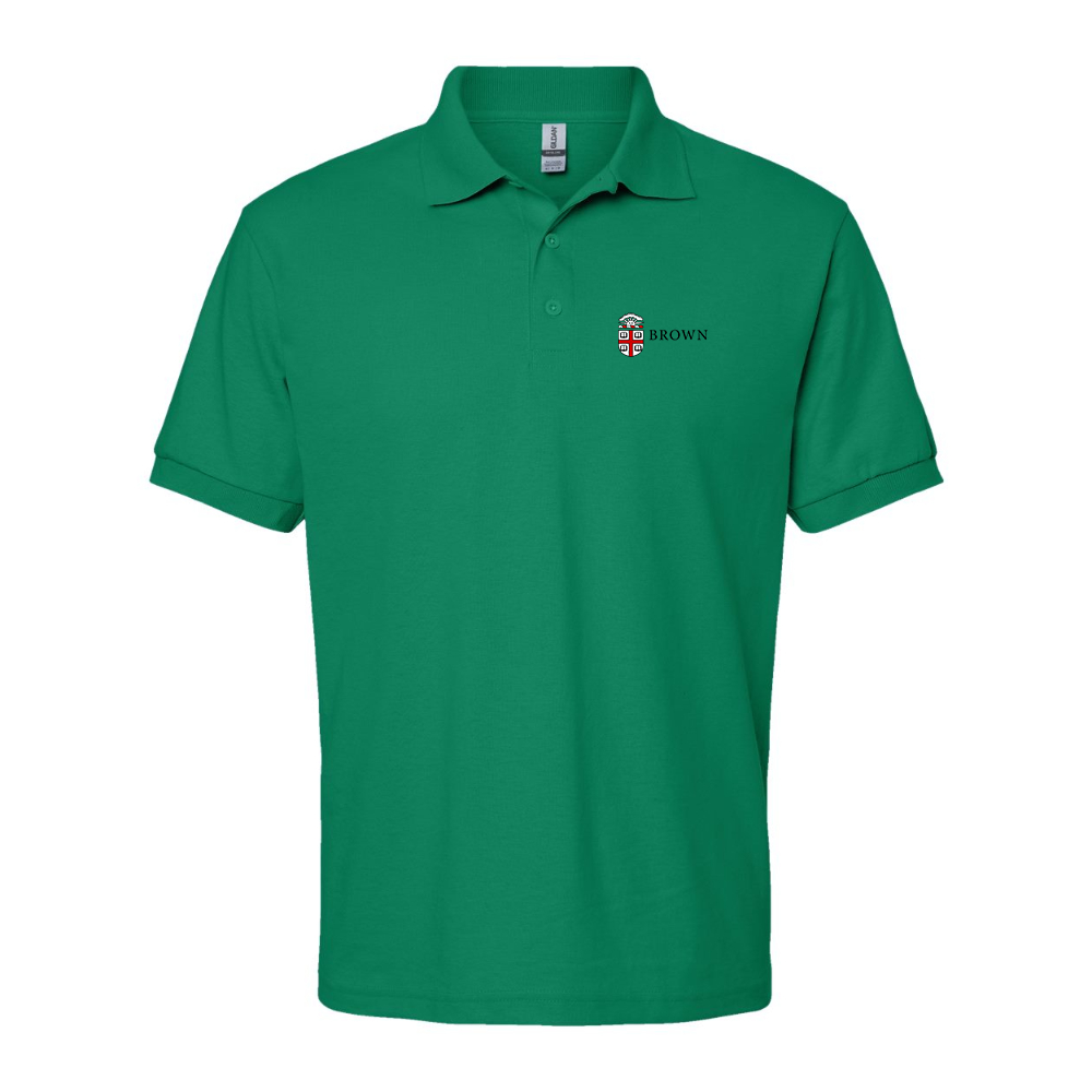 Men's  Brown University Dry Blend Jersey Polo