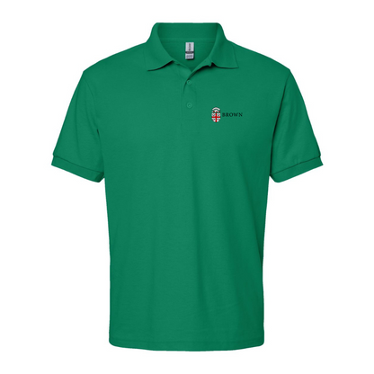 Men's  Brown University Dry Blend Jersey Polo