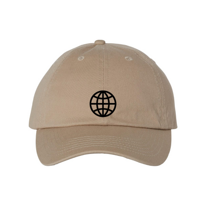 Internet Globe Valucap Adult Bio-Washed Classic Dad Hat