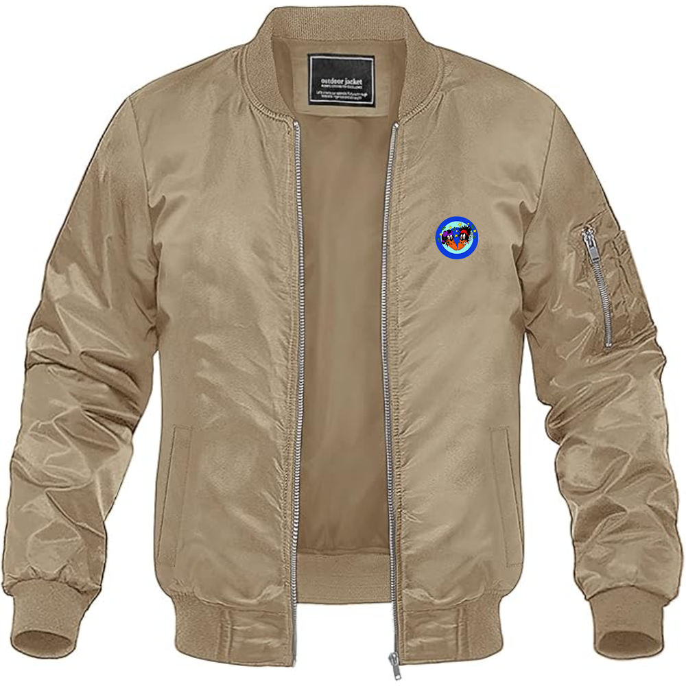 Men's The Black Crowes Logo Lightweight Bomber Jacket Windbreaker Softshell Varsity Jacket Coat