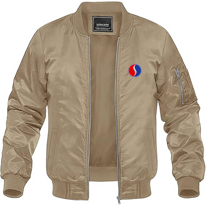 Men's Studebaker Logo Lightweight Bomber Jacket Windbreaker Softshell Varsity Jacket Coat