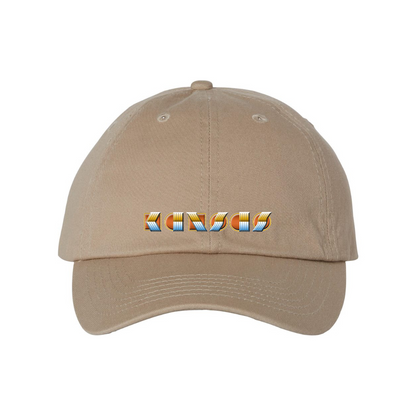 Kansas Valucap Adult Bio-Washed Classic Dad Hat