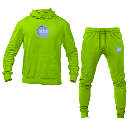 Men's Fondation Concorde Logo Hoodie Joggers Set
