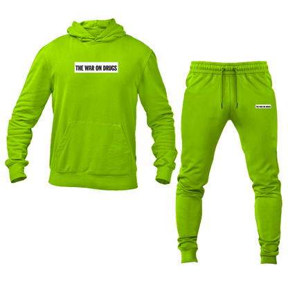 Men's The War on Drugs Logo Hoodie Joggers Set
