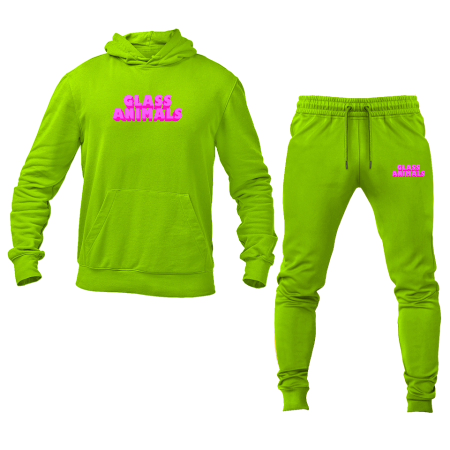 Men's Glass Animals Logo Hoodie Joggers Set